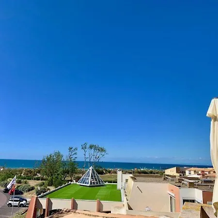 T2 Avec Piscine, Parking Et Terrasse Vue Au Cap D'agde - Fr-1-607-45 *