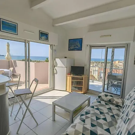 T2 Avec Piscine, Parking Et Terrasse Vue Au Cap D'agde - Fr-1-607-45