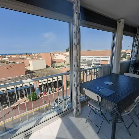 T2 Avec Piscine, Parking Et Terrasse Vue Au Cap D'agde - Fr-1-607-45 Apartment